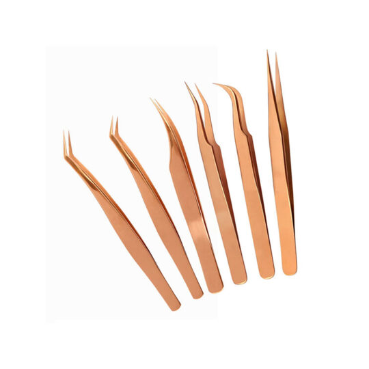 Eyelash Extension Tweezers (gold)