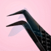 Fiber Tips Tweezers | Eyelash Extension Tweezers